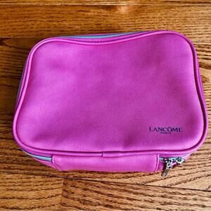 Lancôme Cosmetic Makeup Travel Casual Barbie Core Square Pink Bag NWT